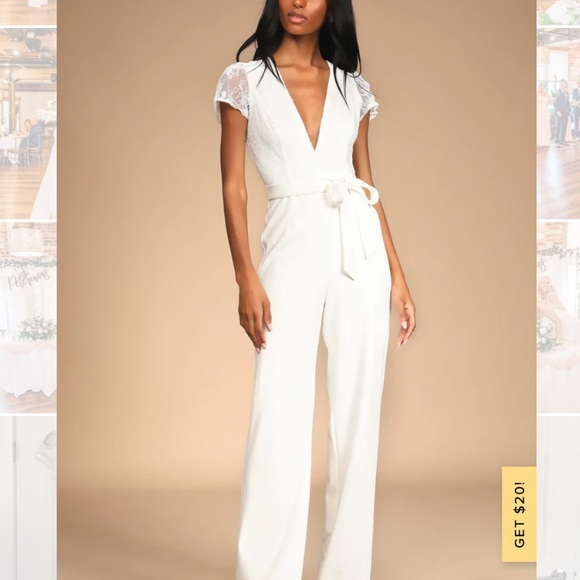 White Jumpsuit from Lulus - Picture 1 of 4